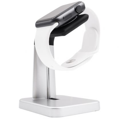 Macally Apple Watch Stand - луксозна алуминиева поставка за Apple Watch (сребриста) 7