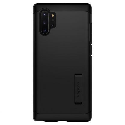 Spigen Slim Armor Case - хибриден кейс с най-висока степен на защита за Samsung Galaxy Note 10 Plus (черен) 2