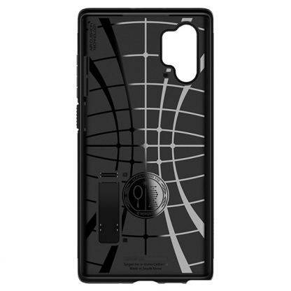 Spigen Slim Armor Case - хибриден кейс с най-висока степен на защита за Samsung Galaxy Note 10 Plus (черен) 3