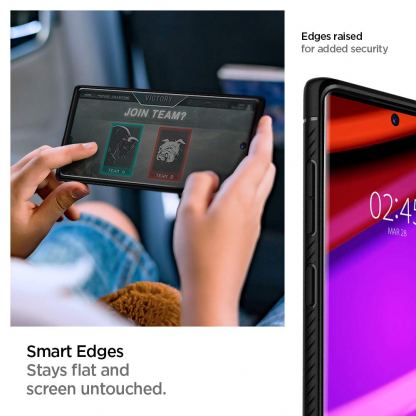 Spigen Rugged Armor Case - тънък качествен слииконов (TPU) калъф за Samsung Galaxy Note 10 (черен) 5