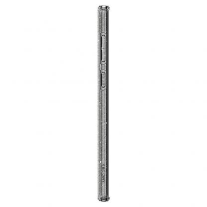 Spigen Liquid Crystal Glitter Case - тънък качествен силиконов (TPU) калъф за Samsung Galaxy Note 10 (прозрачен)  7