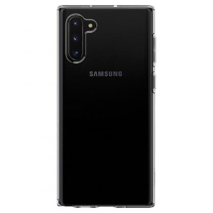 Spigen Liquid Crystal Case - тънък качествен силиконов (TPU) калъф за Samsung Galaxy Note 10 (прозрачен)  3