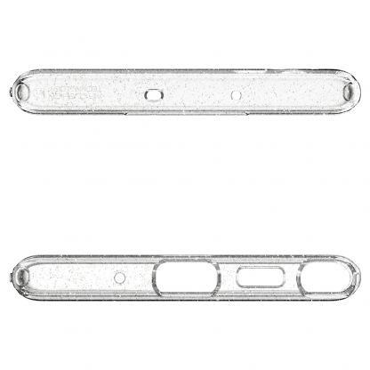 Spigen Liquid Crystal Glitter Case - тънък качествен силиконов (TPU) калъф за Samsung Galaxy Note 10 Plus (прозрачен)  7