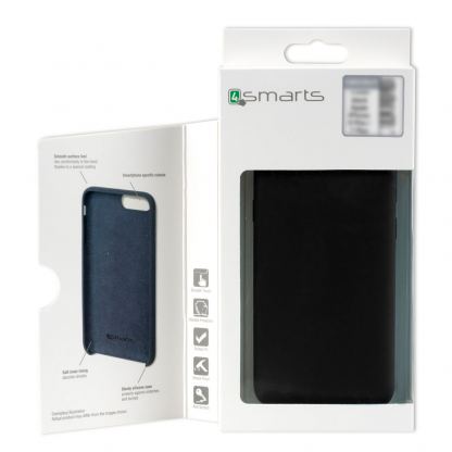 4smarts Cupertino Silicone Case - тънък силиконов (TPU) калъф за Samsung Galaxy S10 5G (черен) 4