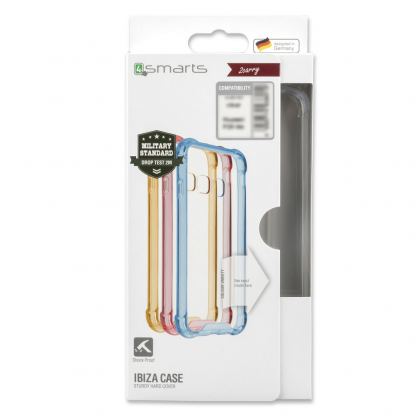 4smarts Hard Cover Ibiza - хибриден удароустойчив кейс за Samsung Galaxy Note 10, Note 10 5G (прозрачен) 4