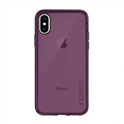 Incipio NGP Pure Case - удароустойчив силиконов (TPU) калъф за iPhone XS, iPhone X (лилав) 4