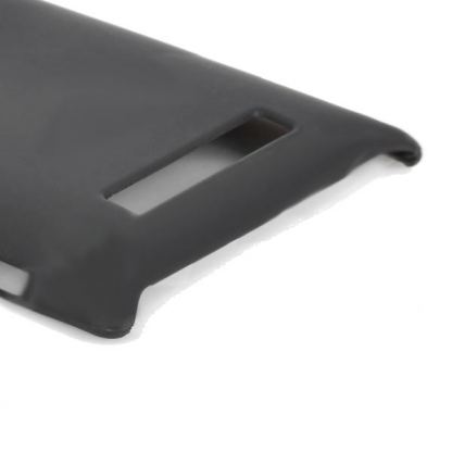 Protective Plastic Case - поликарбонатов кейс за HTC Windows Phone 8X (черен) 3