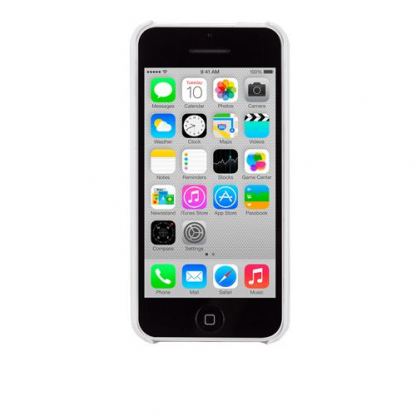 CaseMate Barely There - поликарбонатов кейс за iPhone 5C (бял) 2