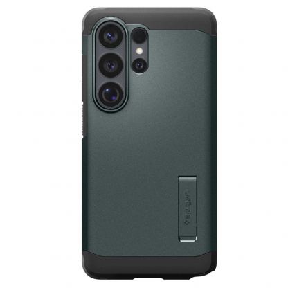 Хибриден кейс с най-висока степен на защита с MagSafe за Samsung Galaxy S26 Ultra - Spigen Tough Armor MagSafe Case (тъмнозлен) 3