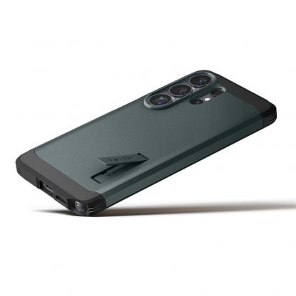 Хибриден кейс с най-висока степен на защита с MagSafe за Samsung Galaxy S26 Ultra - Spigen Tough Armor MagSafe Case (тъмнозлен) 6