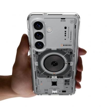 Хибриден кейс с висока степен на защита с MagSafe за Samsung Galaxy S26 Plus - Spigen Ultra Hybrid MagSafe Neo One Case (прозрачен) 10