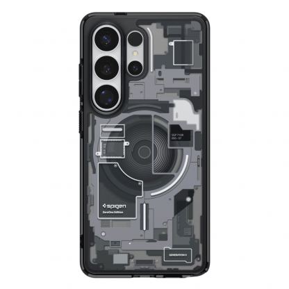 Хибриден кейс с висока степен на защита с MagSafe за Samsung Galaxy S26 Ultra - Spigen Ultra Hybrid MagSafe Zero One Case (черен) 3