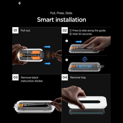 2 броя матирани стъклени защитни покрития за дисплея на Samsung Galaxy S26 Ultra - Spigen Glass tR EZ Fit Pro Anti Reflection HD 2 Pack  9