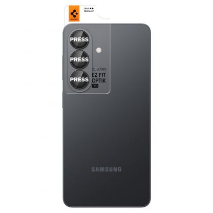2 комплекта предпазни стъклени лещи за камерата на Samsung Galaxy S26 - Spigen Glass tR EZ Fit Optik Pro HD Lens Protector 2 Pack (черен) 2