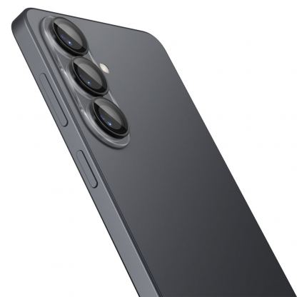 2 комплекта предпазни стъклени лещи за камерата на Samsung Galaxy S26 - Spigen Glass tR EZ Fit Optik Pro HD Lens Protector 2 Pack (черен) 3