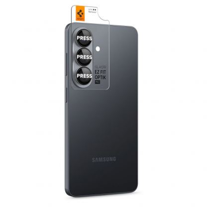 2 комплекта предпазни стъклени лещи за камерата на Samsung Galaxy S26 - Spigen Glass tR EZ Fit Optik Pro HD Lens Protector 2 Pack (черен) 7
