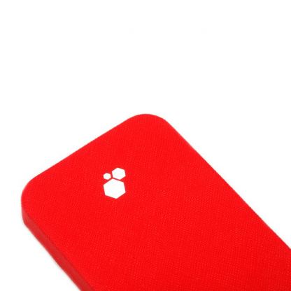 TTAF PU Case - хибриден кейс за iPhone 5, iPhone 5S (червен) 3