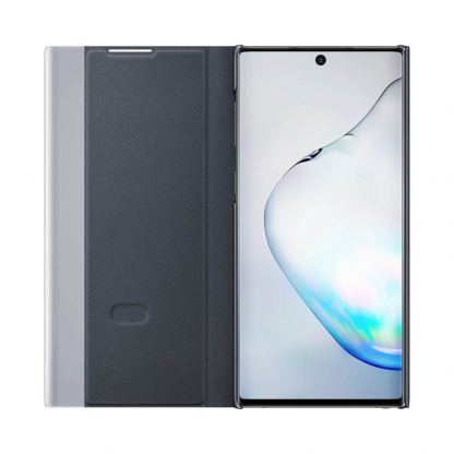Samsung Clear View Cover EF-ZN970CB - оригинален кейс, през който виждате информация от дисплея за Samsung Galaxy Note 10 (черен) 3