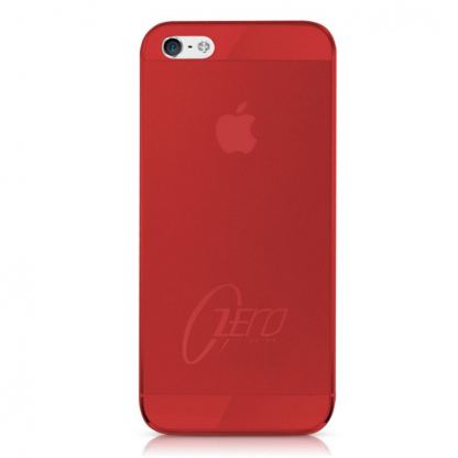 Itskins Zero.3 - ултра-тънък (0.30 мм) кейс за iPhone 5, iPhone 5S (червен) 3