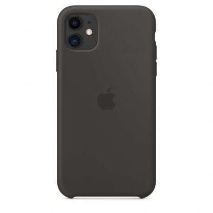 Apple Silicone Case КЛАС 1 - силиконов кейс за iPhone 11 (черен) 2