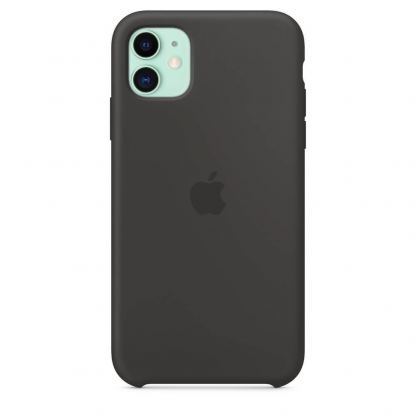Apple Silicone Case КЛАС 1 - силиконов кейс за iPhone 11 (черен) 3