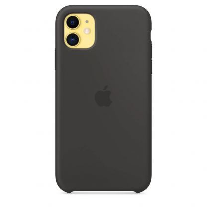 Apple Silicone Case КЛАС 1 - силиконов кейс за iPhone 11 (черен) 4