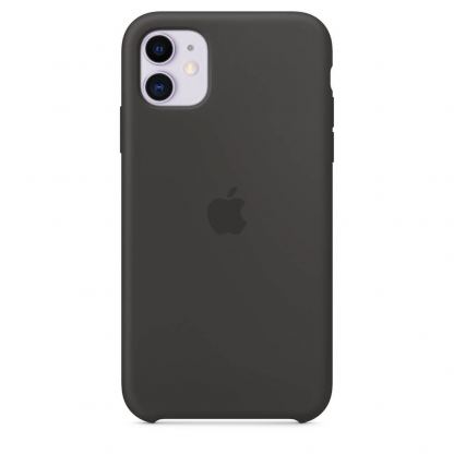 Apple Silicone Case КЛАС 1 - силиконов кейс за iPhone 11 (черен) 5