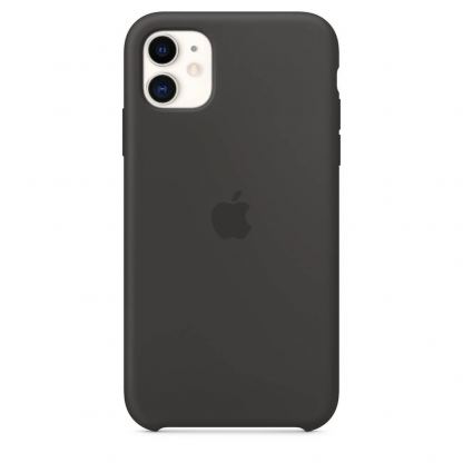 Apple Silicone Case КЛАС 1 - силиконов кейс за iPhone 11 (черен) 8