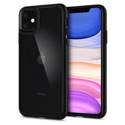 Spigen Ultra Hybrid Case - хибриден кейс с висока степен на защита за iPhone 11 (черен) 2