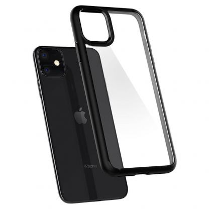Spigen Ultra Hybrid Case - хибриден кейс с висока степен на защита за iPhone 11 (черен) 4