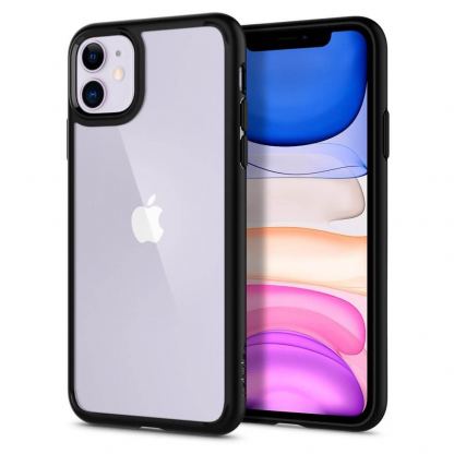 Spigen Ultra Hybrid Case - хибриден кейс с висока степен на защита за iPhone 11 (черен) 10