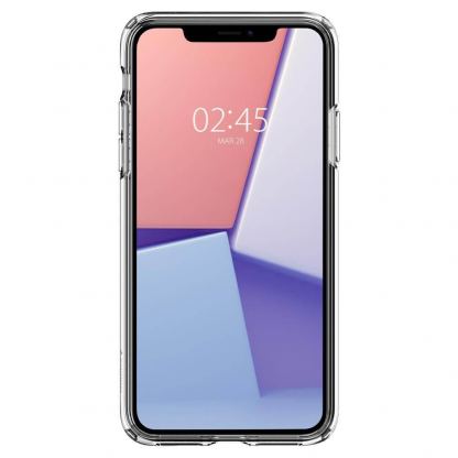 Spigen Liquid Crystal Case - тънък силиконов (TPU) калъф за iPhone 11 (прозрачен)  5