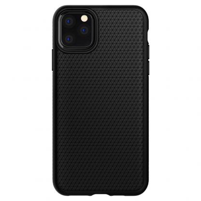 Spigen Liquid Air Case - тънък силиконов (TPU) калъф за iPhone 11 Pro (черен-мат)  2