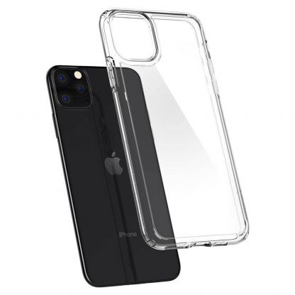 Spigen Crystal Hybrid Case - хибриден кейс с висока степен на защита за iPhone 11 Pro Max (прозрачен) 6
