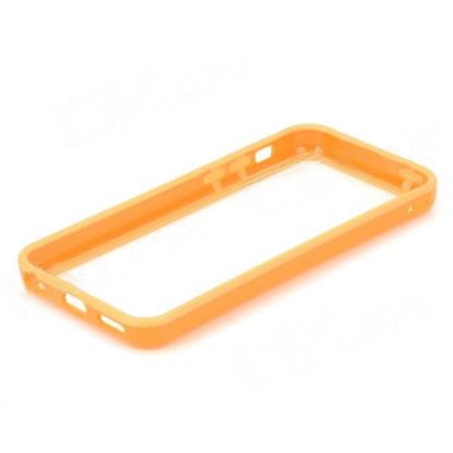 TPU Bumper Frame - силиконов бъмпер за iPhone 5C (оранжев) 3