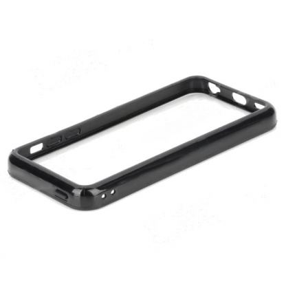 TPU Bumper Frame - силиконов бъмпер за iPhone 5C (черен) 2