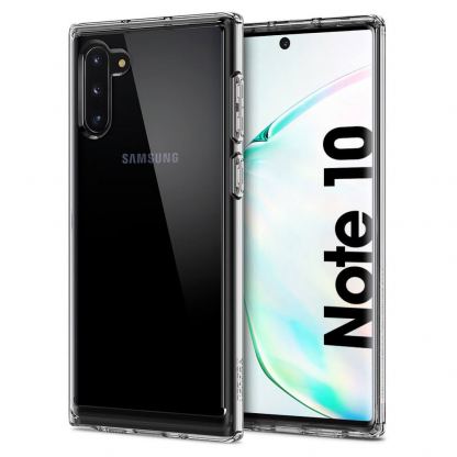 Spigen Crystal Hybrid Case - хибриден кейс с висока степен на защита за Samsung Galaxy Note 10 (прозрачен) 11
