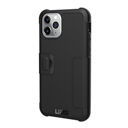 Urban Armor Gear Metropolis - удароустойчив хибриден кейс тип портфейл за iPhone 11 Pro (черен) 3