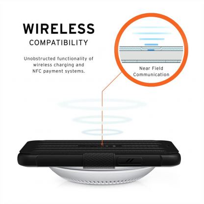 Urban Armor Gear Metropolis - удароустойчив хибриден кейс тип портфейл за iPhone 11 Pro (черен) 7