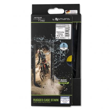 4smarts Rugged Case Active Pro STARK - ударо и водоустойчив калъф за Samsung Galaxy Note 10 (черен) 5