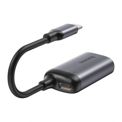 Baseus Enjoyment USB-C to VGA + USB-C PD Hub - USB-C хъб за свързване от USB-C към VGA и USB-C PD порт (тъмносив) 4