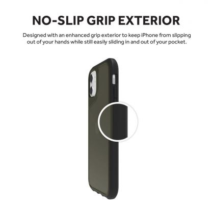 Griffin Survivor Strong - хибриден удароустойчив кейс за iPhone 11 (черен) 3