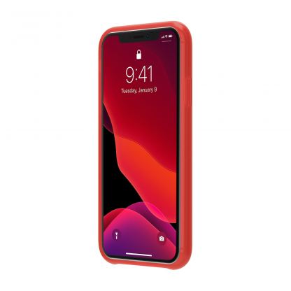 Incipio NGP Pure Case - удароустойчив силиконов (TPU) калъф за iPhone 11 (червен) 3
