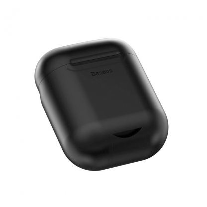 Baseus Airpods Silicone Wireless Charging Case - силиконов калъф с възможност за безжично зареждане за Apple Airpods (черен) 7