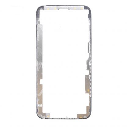 OEM iPhone X Glass Lens Screen and Frame Cold Pressed - външно стъкло с рамка и лещи за камерата за iPhone X (черен) 2