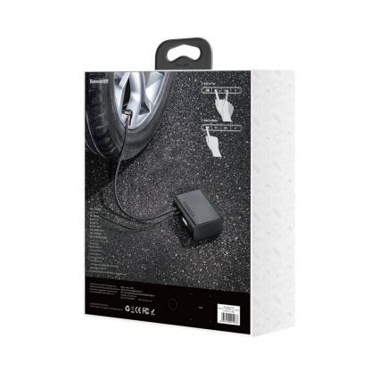 Baseus Inflator Pump - компресор за помпене на автомобилни гуми 7