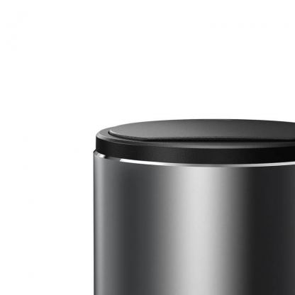 Baseus Vehicle Trash Can - алуминиев кош за отпадъци, подходящ за автомобил или офис (тъмносив) 5