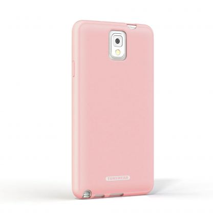 Tunewear Softshell - силиконов калъф за Samsung Galaxy Note 3 (розов) 2