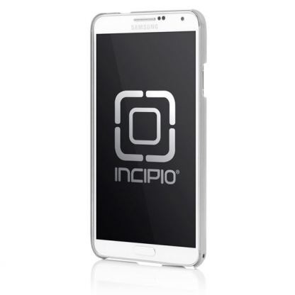 Incipio Feather Shine - поликарбонатов кейс с алуминиево покритие за Samsung Galaxy Note 3 (бял) 2