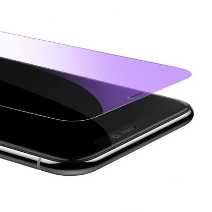 Baseus Anti-bluelight Tempered Glass Film (0.30mm) - калено стъклено защитно покритие за дисплея на iPhone 11 Pro Max, iPhone XS Max (прозрачен) (2 броя) 4